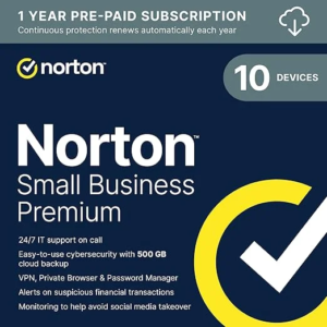 Norton Small Business Premium 2025, Business-Grade Cybersecurity with Antivirus